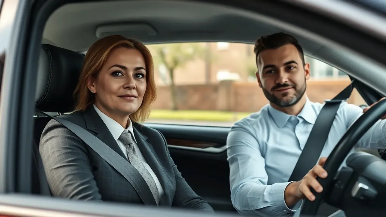 Two professionals working on Executive chauffeur car service near Manchester